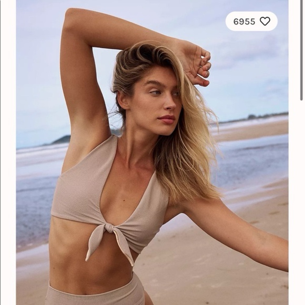 Beach Riot Tan Bikini Set